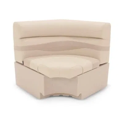 433042 – TAYLOR MADE Boat Seat, Lounge Seat Square Corner Seat Non-Adjustable Non-Foldable 32 Inch Length x 22 Inch W...